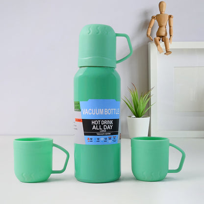 Compact Travel Flask Set 