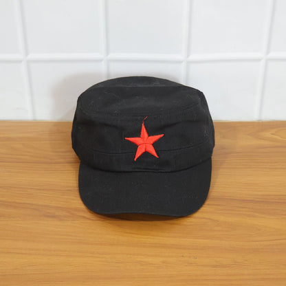 Classic Military Style Red Star Cap (1 Pc)